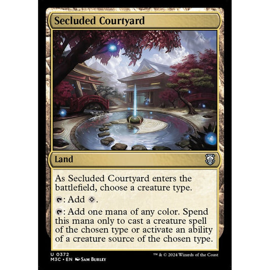 Secluded Courtyard, 372, uncommon, Magic: The Gathering, Modern Horizons 3