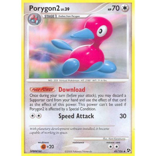 Porygon2 Uncommon 49/106 Pokemon Card Game Great Encounters