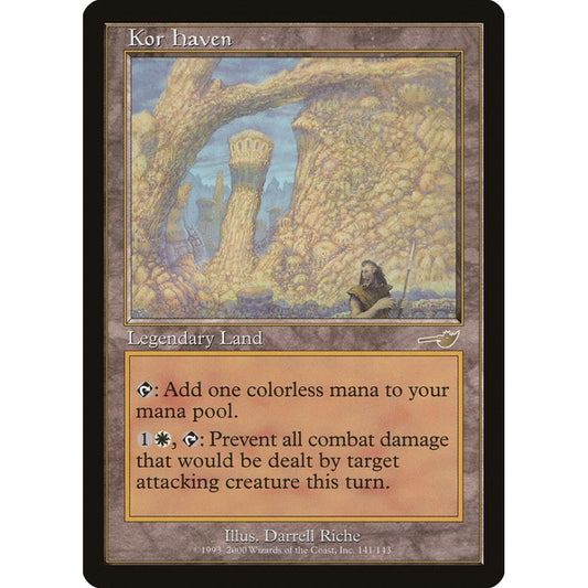 Kor Haven rare 141 Magic the Gathering Nemesis