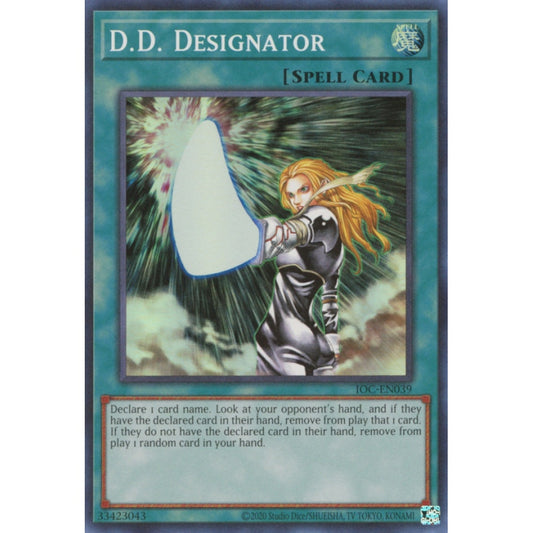 D.D. Designator MP25-EN020 Starlight Starlight Rare Yu-Gi-Oh 2025 Mega-Pack Tin in Art