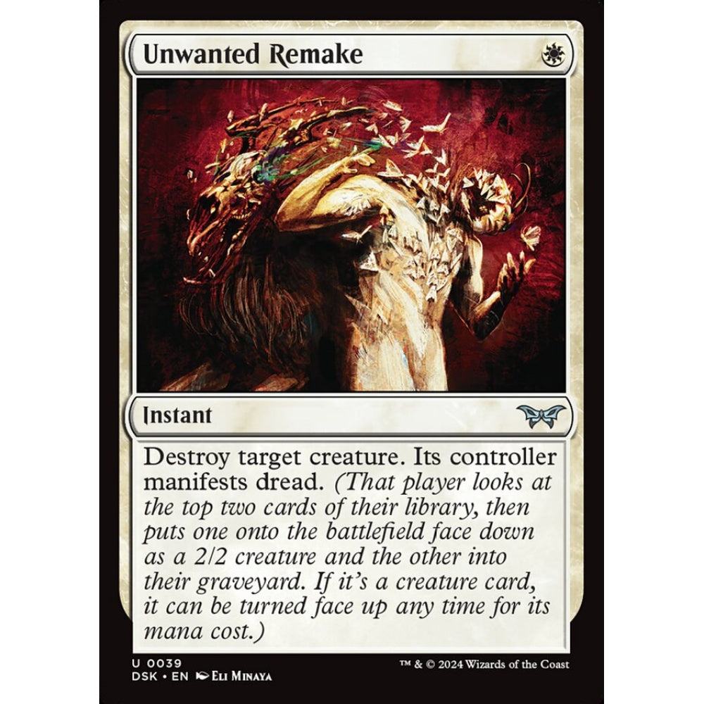Unwanted Remake, 39, uncommon, Magic: The Gathering, Duskmourn: House of Horror