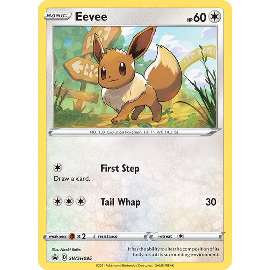Eevee Promo SWSH095 Pokemon Card Game Sword & Shield Promos
