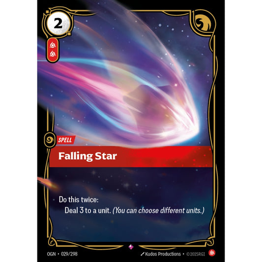 Falling Star OGN-029/298 Riftbound Card Game Origins Rare