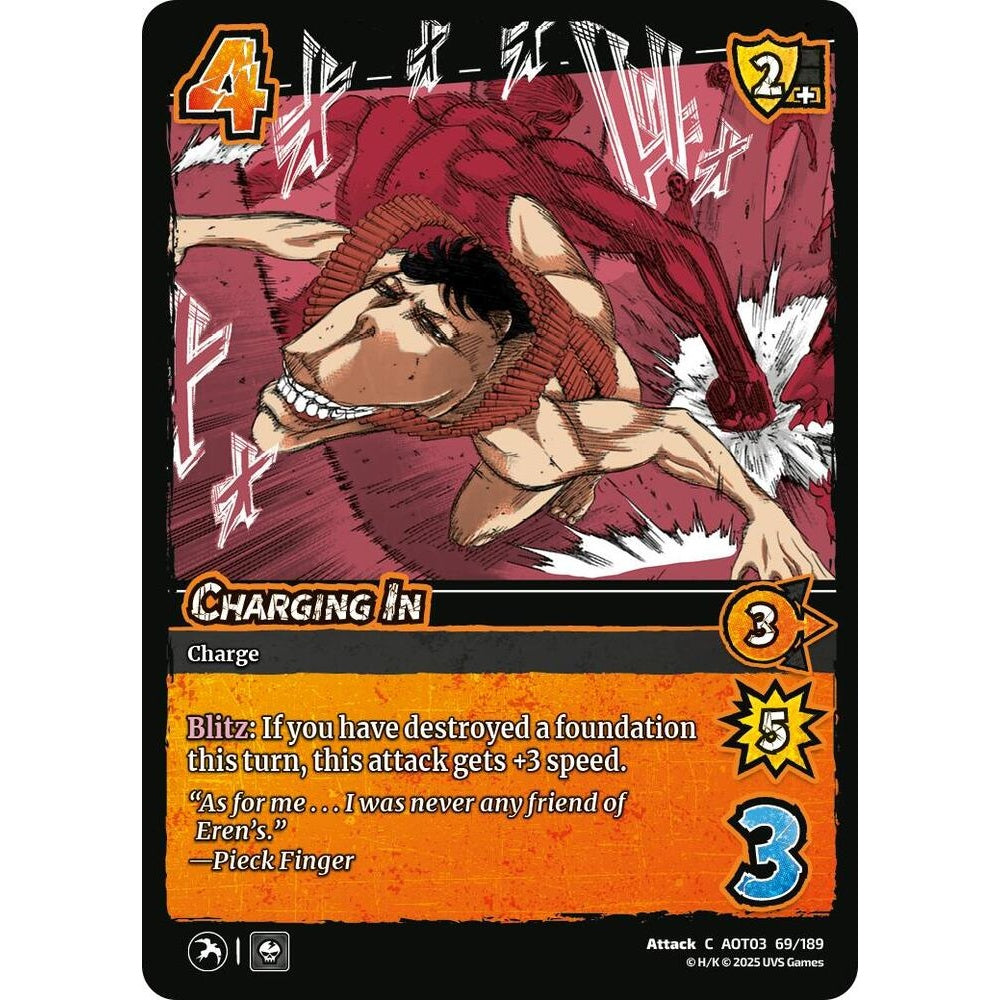 Charging In 69/189 AOT03 Universus Attack on Titan: Apocalypse Attack C