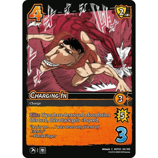 Charging In 69/189 AOT03 Universus Attack on Titan: Apocalypse Attack C