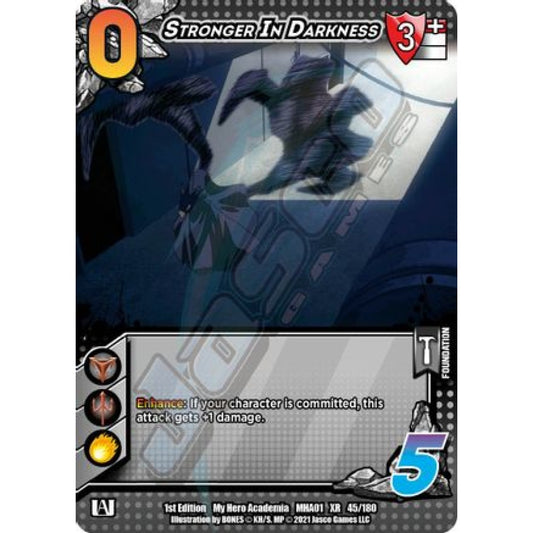 Stronger in Darkness, 45/180, XR, UniVersus, MHA01 My Hero Academia