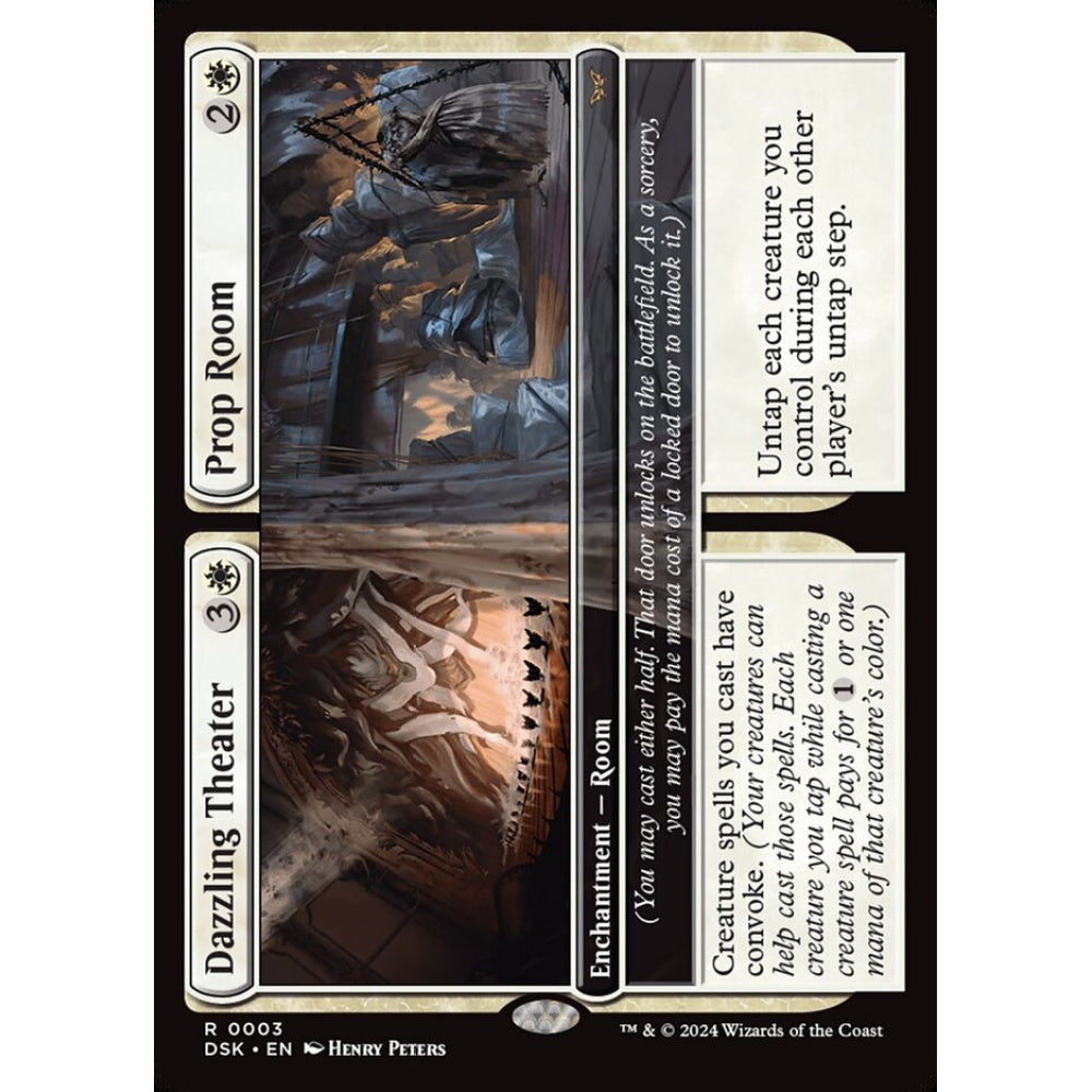 Dazzling Theater // Prop Room, 3, rare, Magic: The Gathering, Duskmourn: House of Horror