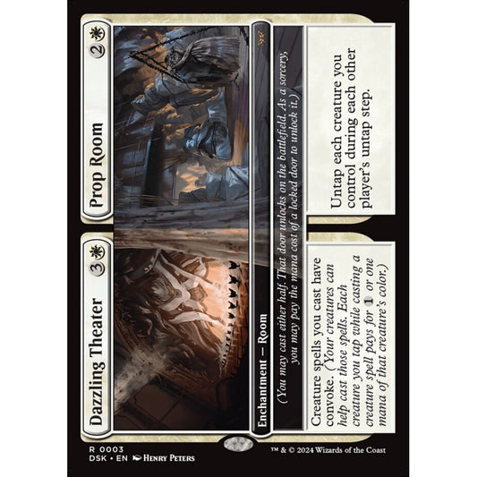 Dazzling Theater // Prop Room, 3, rare, Magic: The Gathering, Duskmourn: House of Horror