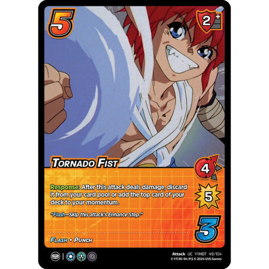 Tornado Fist, 49/154, UC, UniVersus, Yu Yu Hakusho: Dark Tournament