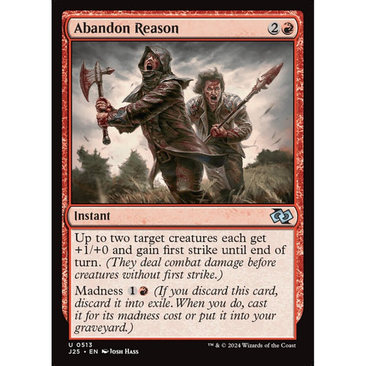 Abandon Reason, 513, uncommon, Magic: The Gathering, Foundations Jumpstart