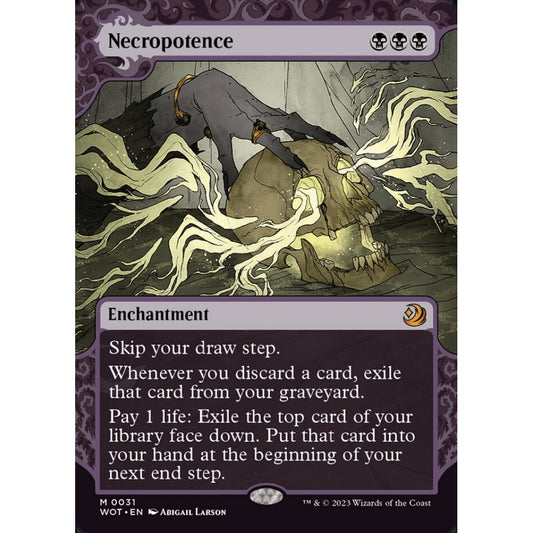 Necropotence mythic 31 Magic the Gathering Wilds of Eldraine: Enchanting Tales