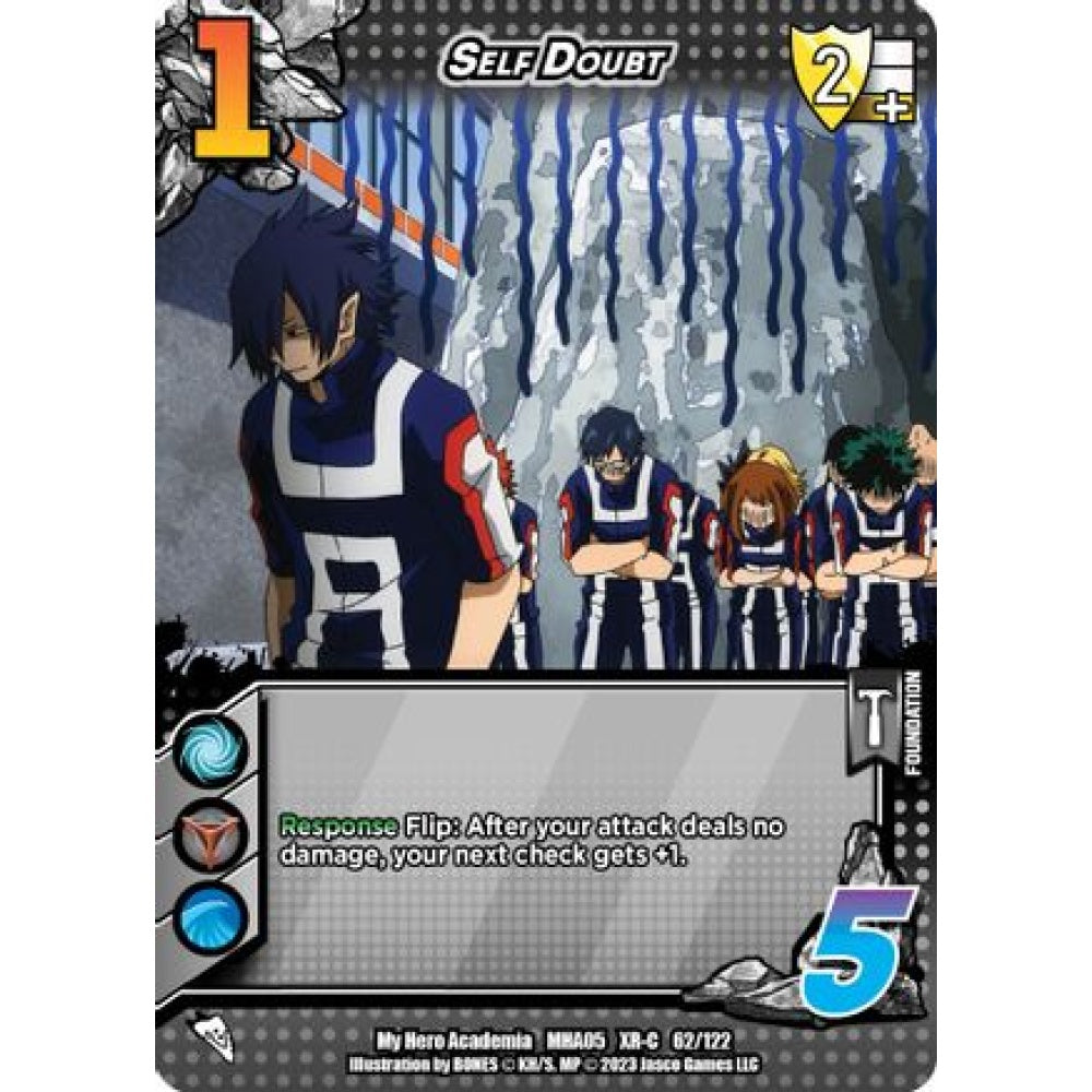 Self Doubt, 62/122, XR-C, UniVersus, MHA05 Undaunted Raid