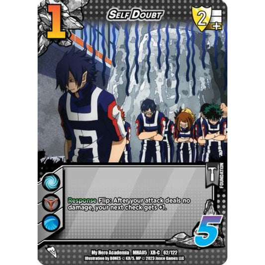 Self Doubt, 62/122, XR-C, UniVersus, MHA05 Undaunted Raid
