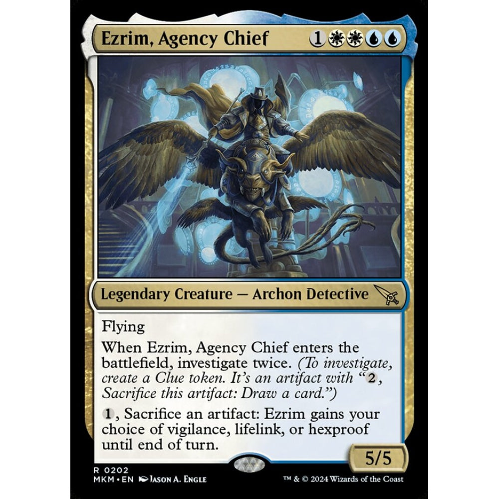 Ezrim, Agency Chief rare 202 Magic the Gathering Murders at Karlov Manor