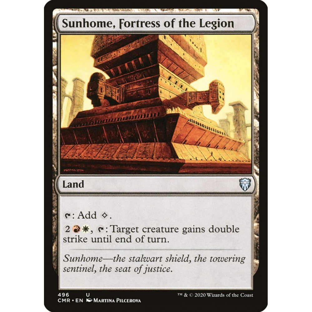 Sunhome, Fortress of the Legion uncommon 496 Magic the Gathering Commander Legends