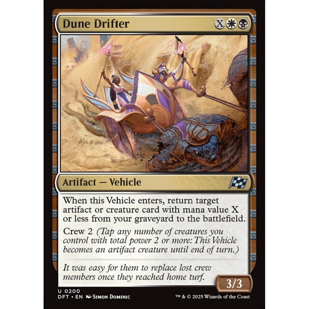 Dune Drifter, 200, uncommon, Magic: The Gathering, Aetherdrift
