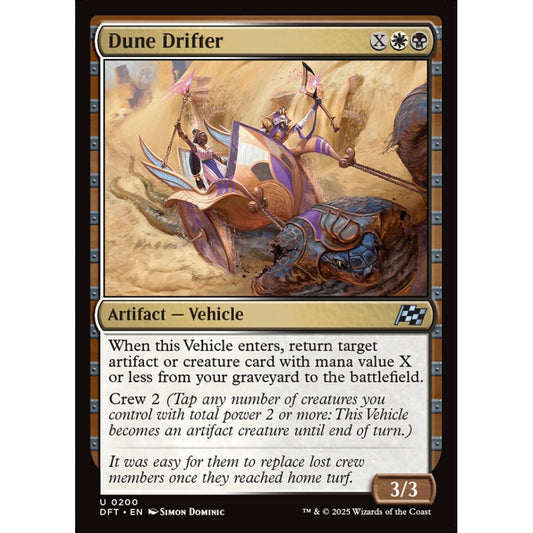 Dune Drifter, 200, uncommon, Magic: The Gathering, Aetherdrift