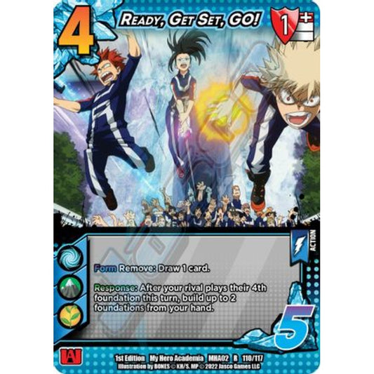 Ready, Get Set, GO!, 110/117, R, UniVersus, MHA02 Crimson Rampage