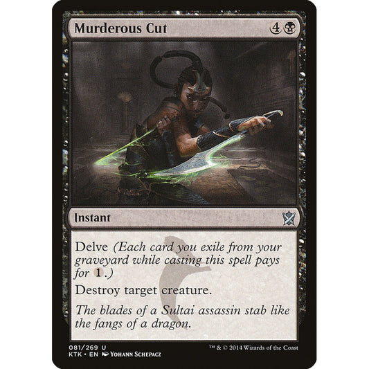 Murderous Cut uncommon 81 Magic the Gathering Khans of Tarkir
