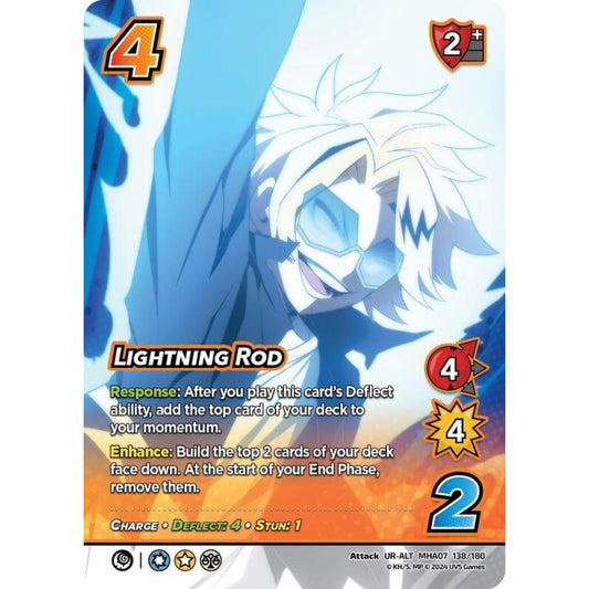 Lightning Rod, 138/180, UR-ALT, UniVersus, MHA07 Girl Power