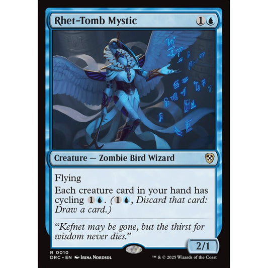 Rhet-Tomb Mystic, 10, rare, Magic: The Gathering, Aetherdrift Commander