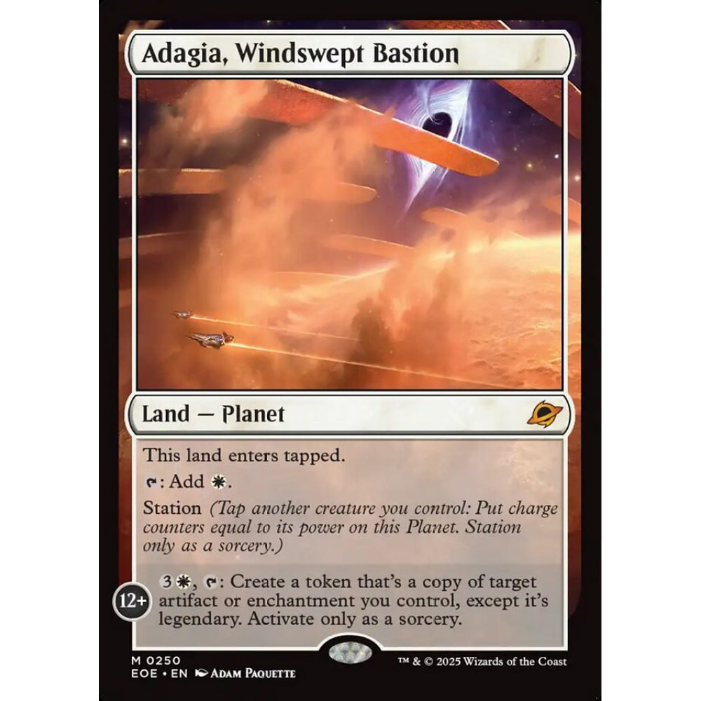 Adagia, Windswept Bastion mythic 250 Magic the Gathering Edge of Eternities