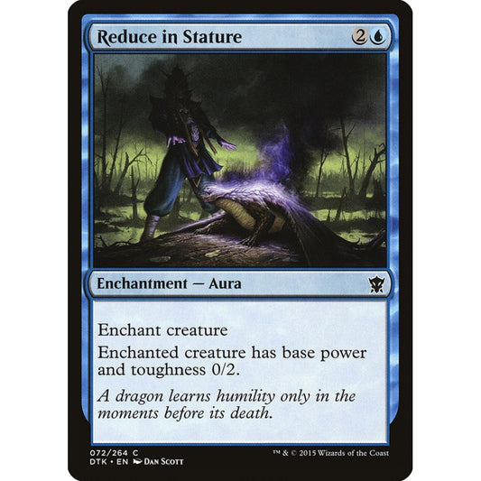 Reduce in Stature common 72 Magic the Gathering Dragons of Tarkir