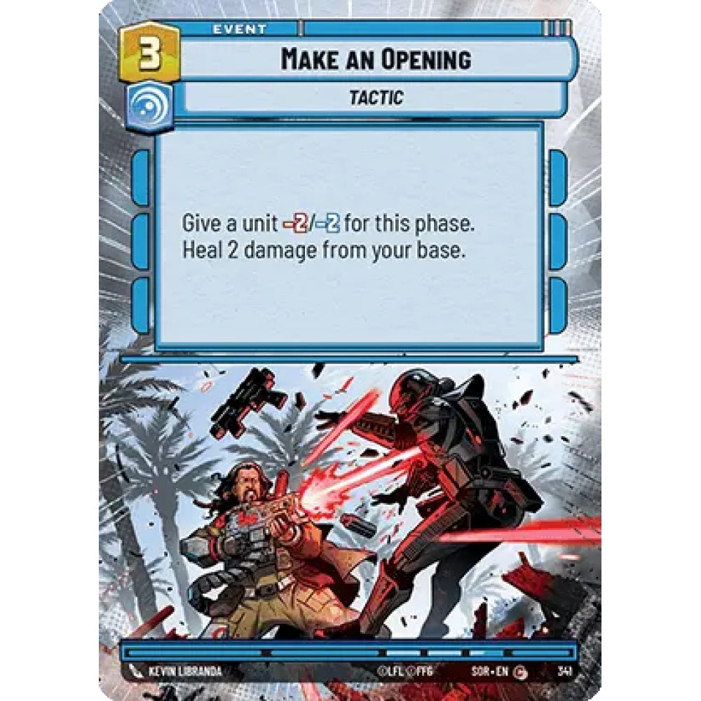 Make an Opening, 341, C, Star Wars Unlimited, Sparks Of Rebellion