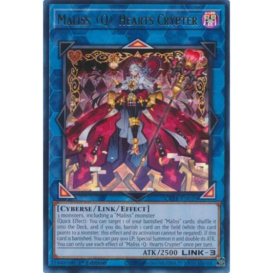 Maliss Q Hearts Crypter CRBR-EN020 Ultra Yu-Gi-Oh Crossover Breakers