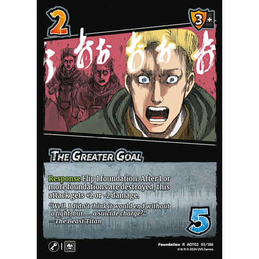 The Greater Goal, 93/186, AOT02, Universus, Attack on Titan: Origins of Power, Foundation, R