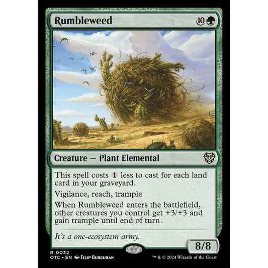 Rumbleweed, 32, rare, Magic: The Gathering, Outlaws of Thunder Junction