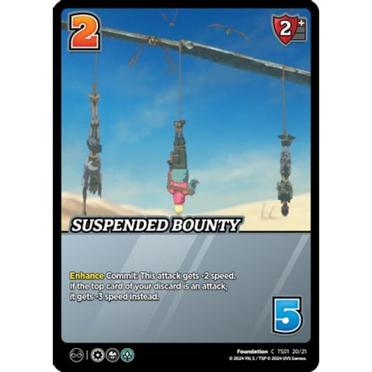 Suspended Bounty, 20/21, C, UniVersus, Cowboy Bebop & Trigun Stampede