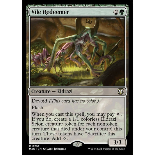 Vile Redeemer, 251, rare, Magic: The Gathering, Modern Horizons 3