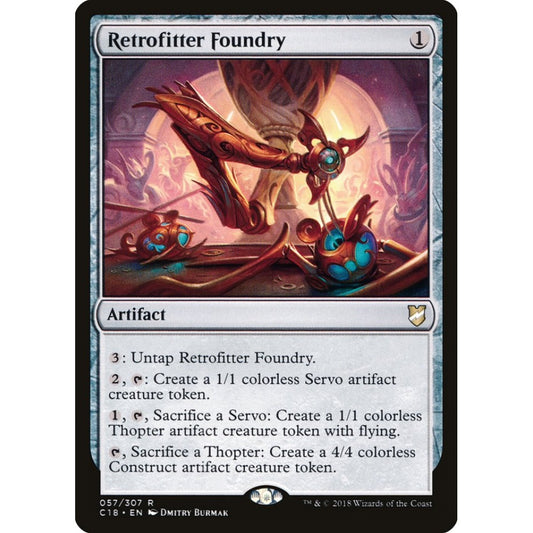 Retrofitter Foundry rare 57 Magic the Gathering Commander 2018