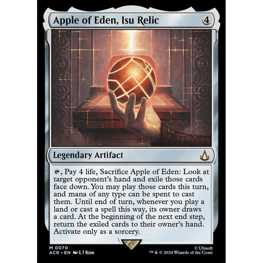 Apple of Eden, Isu Relic mythic 70 Magic the Gathering Assassin's Creed