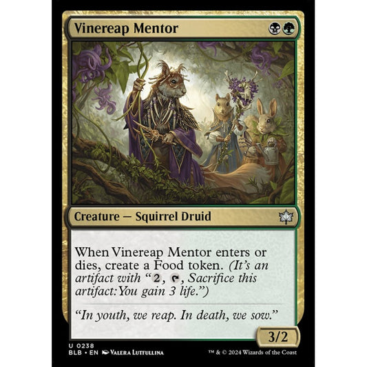 Vinereap Mentor, 238, uncommon, Magic: The Gathering, Bloomburrow
