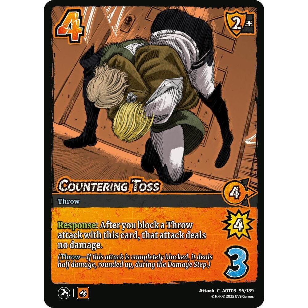 Countering Toss 96/189 AOT03 Universus Attack on Titan: Apocalypse Attack C