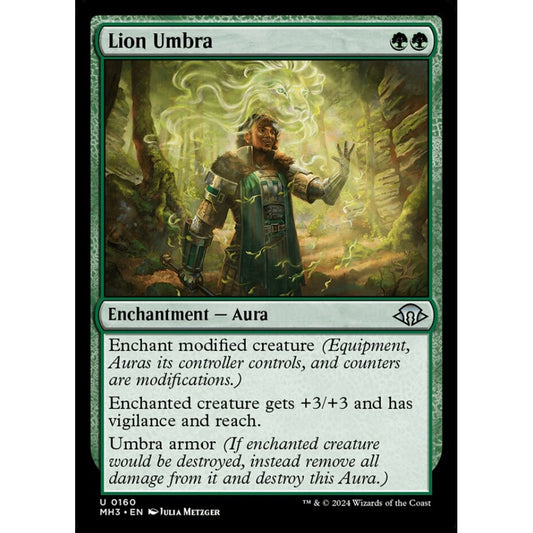 Lion Umbra, 160, uncommon, Magic: The Gathering, Modern Horizons 3