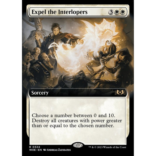 Expel the Interlopers, rare, 324, Magic the Gathering, Wilds of Eldraine