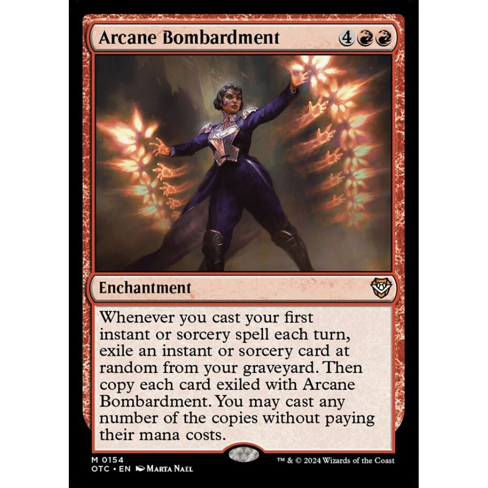 Arcane Bombardment, 154, mythic, Magic: The Gathering, Outlaws of Thunder Junction