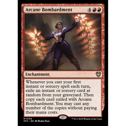 Arcane Bombardment, 154, mythic, Magic: The Gathering, Outlaws of Thunder Junction