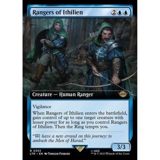 Rangers of Ithilien, rare, 353, Magic the Gathering, The Lord of the Rings: Tales of Middle-earth