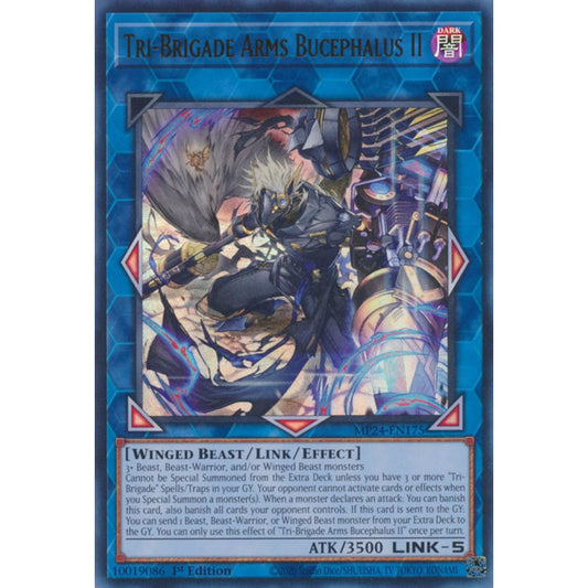 Tri-Brigade Arms Bucephalus II MP24-EN175 Ultra Ultra Rare Yu-Gi-Oh 25th Anniversary Tin: Dueling Mirrors in Art