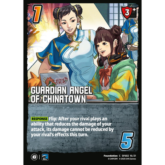 Guardian Angel of Chinatown 16/21 SF602 Universus Street Fighter 6: Challanger Series Chun-Li&Jamie Foundation C