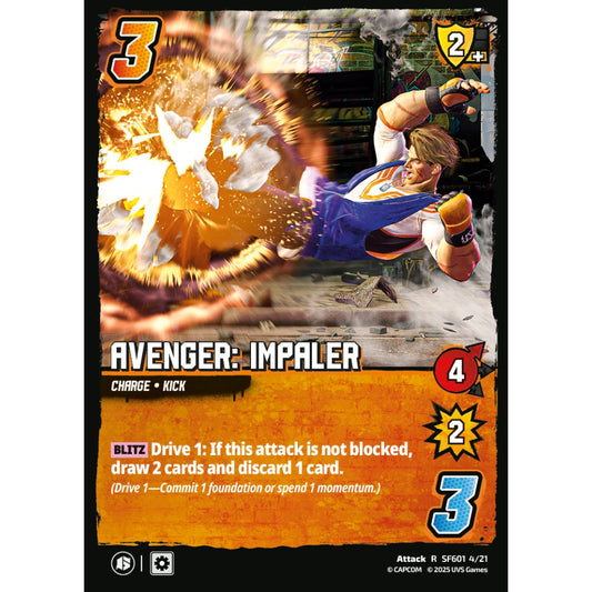 Avenger: Impaler 4/21 SF601 Universus Street Fighter 6: Challanger Series Ryu&Luke Attack R