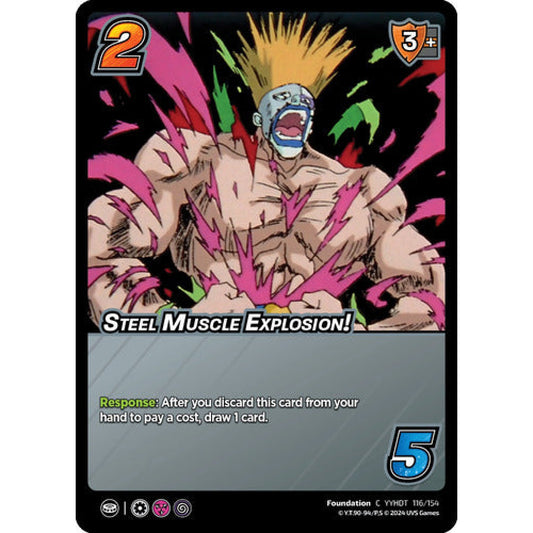 Steel Muscle Explosion!, 116/154, C, UniVersus, Yu Yu Hakusho: Dark Tournament