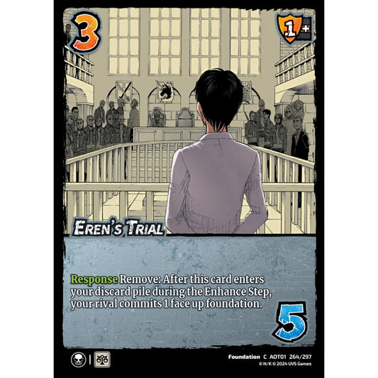 Eren's Trial, 264/297, C, UniVersus, Attack on Titan: Battle for Humanity