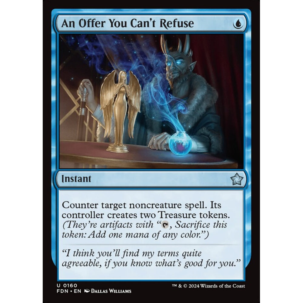 An Offer You Can't Refuse, 160, uncommon, Magic: The Gathering, Foundations