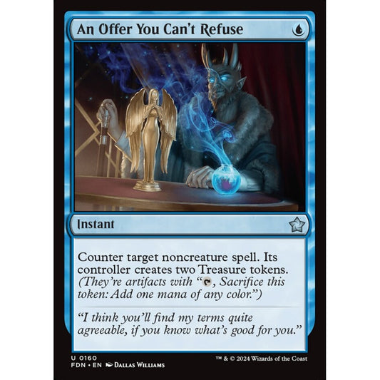 An Offer You Can't Refuse, 160, uncommon, Magic: The Gathering, Foundations