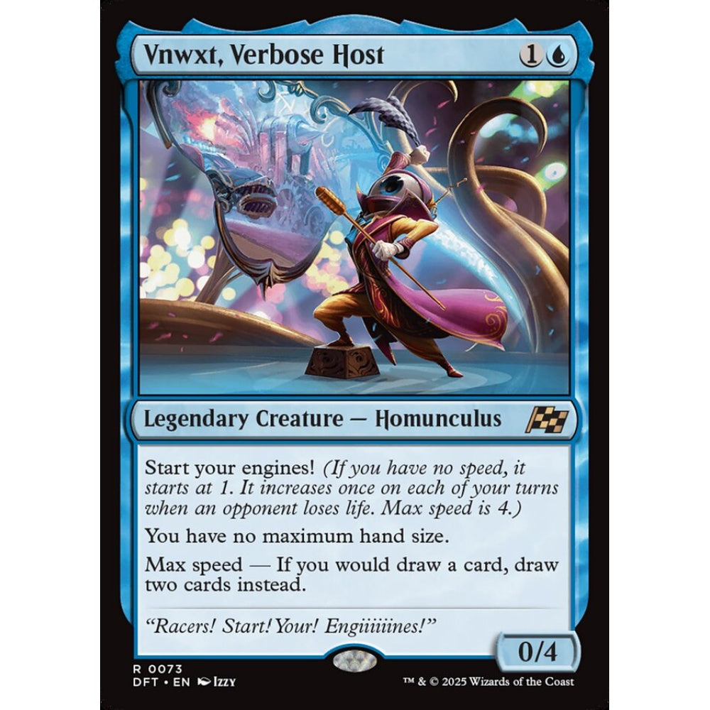 Vnwxt, Verbose Host, 73, rare, Magic: The Gathering, Aetherdrift
